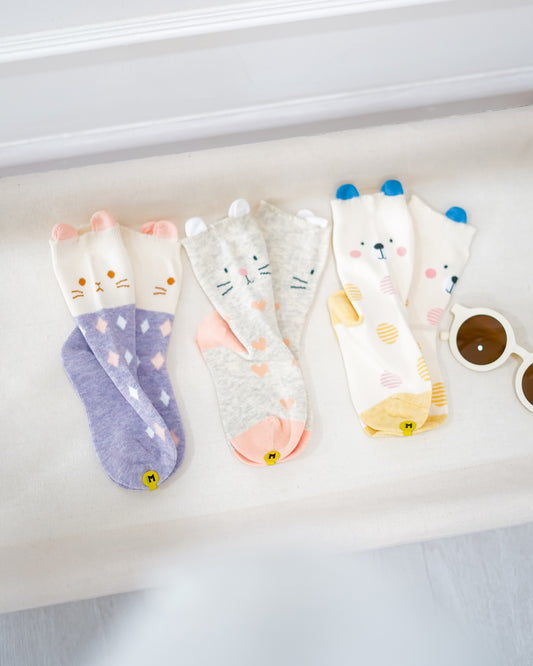 Marshmallow Socks (Pack of 3)