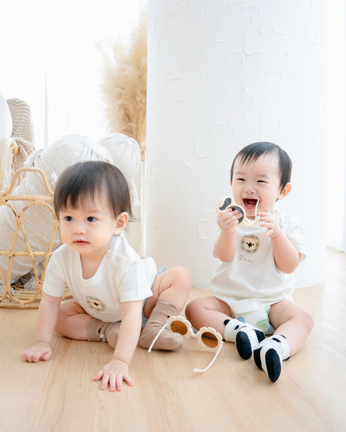 Roar Top in Light Cream
